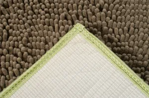 Kúpeľňový koberček CHENILLE zelený CR-347 1PC