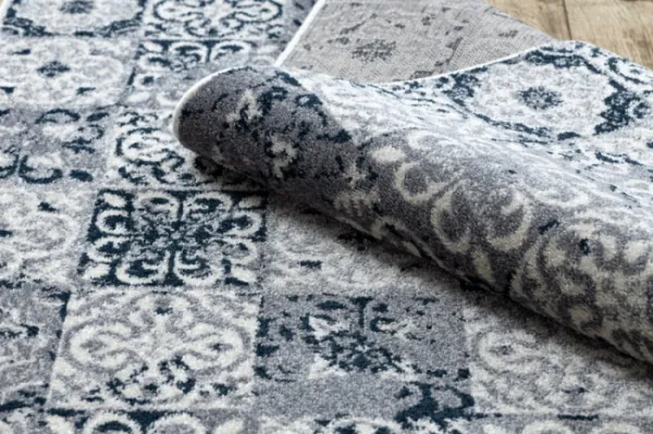 Koberec HEOS 78586 krém / nebeský PATCHWORK
