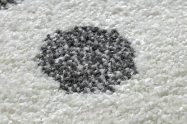 Koberec JOY Snowman čierny / krém
