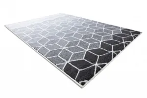 Koberec HEOS 78590 krém / strieborný / antracit CUBE KOCKA