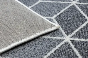 Koberec HEOS 78590 krém / strieborný / antracit CUBE KOCKA
