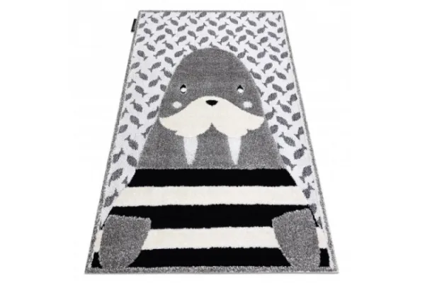 Koberec JOY Walrus sivý / krém
