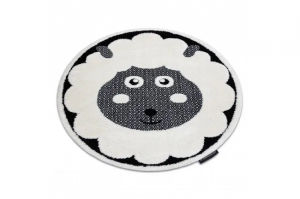 Koberec JOY Sheep krém / čierny