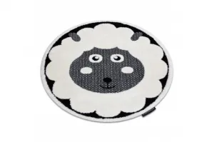 Koberec JOY Sheep krém / čierny