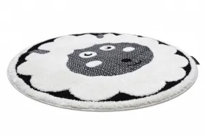 Koberec JOY Sheep krém / čierny