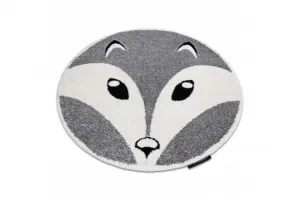 Koberec JOY Fox kruh sivý / krém