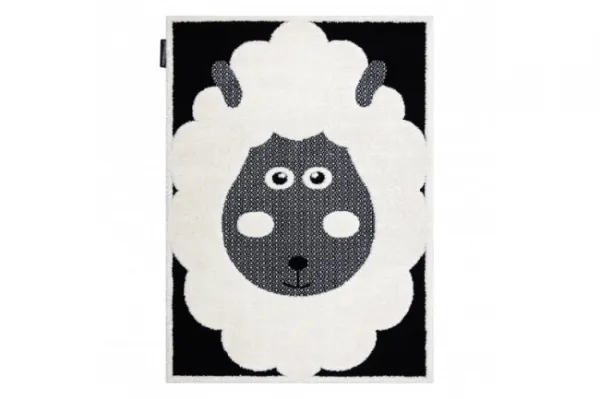 Koberec JOY Sheep krém / čierny