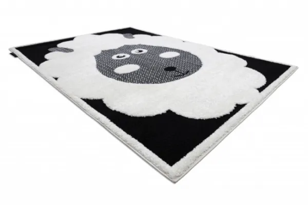 Koberec JOY Sheep krém / čierny
