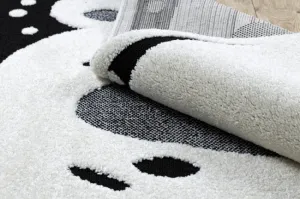 Koberec JOY Teddy krém / čierny