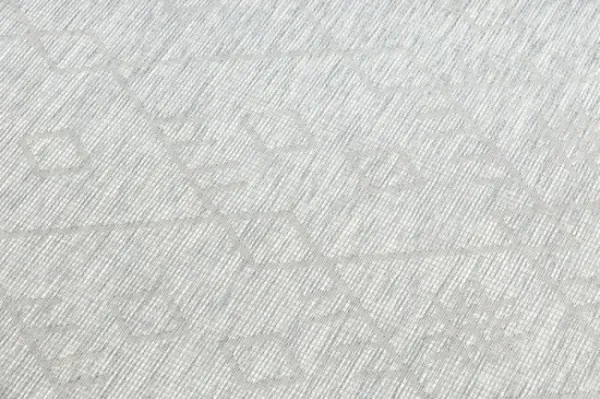 Koberec šnúrkový SIZAL PATIO ploské tkanie 3077 romby sivý / béžový
