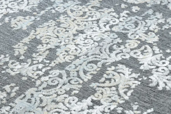 Koberec SOLE D3812 Ornament - ploské tkanie sivý / béžový