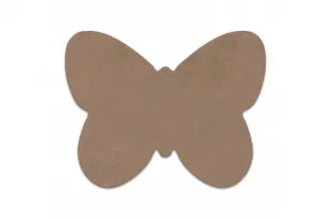 Koberec protišmykový SHAPE 3150 Motýľ Shaggy - camel, béžový plyš