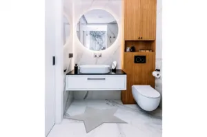 Koberec protišmykový SHAPE 3148 Hviezda Shaggy - sivý, plyš