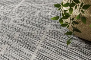 Koberec šnúrkový SIZAL PATIO ploské tkanie 3077 Boho - čierny