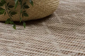 Koberec šnúrkový SIZAL PATIO ploské tkanie 3077 Boho - prírodný / béžový