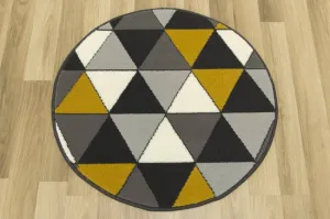 Koberec Luna 502902/89925 žltý / sivý