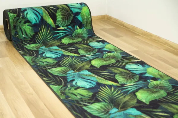 Behúň 67 Monstera Zelená. Tovar na mieru