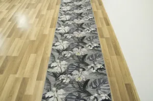 Behúň 80 Monstera Šedá. Tovar na mieru
