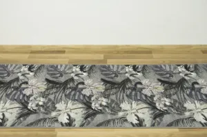 Behúň 80 Monstera Šedá. Tovar na mieru