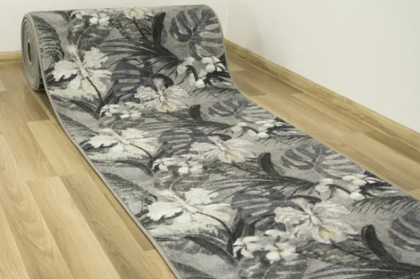 Behúň 80 Monstera Šedá. Tovar na mieru