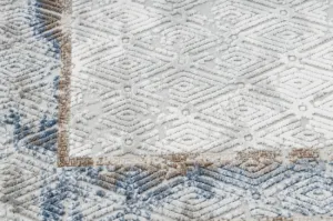 Koberec AKRYL VALS 1738 Ramka, sivý / slonia kosť