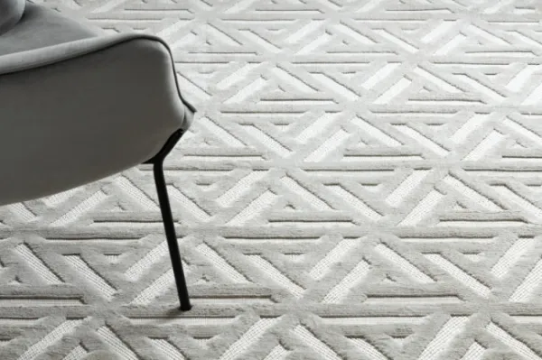 Koberec šnúrkový SANTO SIZAL 58503 geometrický béžový