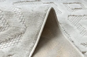 Koberec šnúrkový SANTO SIZAL 58381 Romby, cik-cak, béžový