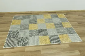 Koberec Luna 503568/89935 Patchwork žltý
