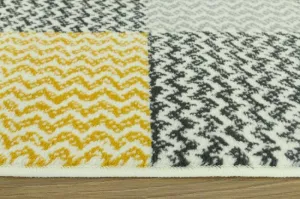 Koberec Luna 503568/89935 Patchwork žltý