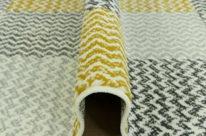 Koberec Luna 503568/89935 Patchwork žltý