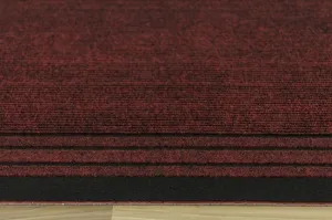 Protišmykový rohožkový behúň Rekord 877 - bordo