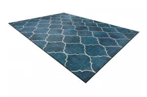 Koberec protišmykový ANDRE 1181 Trelis - modrý