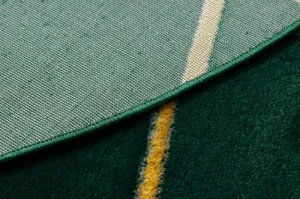 Koberec EMERALD exkluzívny 1013 kruh - glamour, geometrický zelený/zlatý