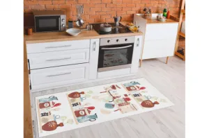 Koberec/ behúň protišmykový ANDRE 1299 Riad, do kuchyne - béžový