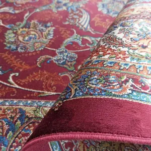 Koberec Exkluzívny Qum Silk 08 červený