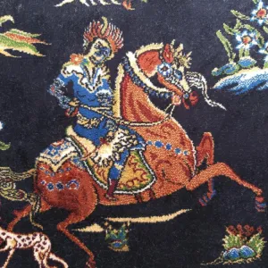 Koberec Exkluzívny Qum Silk 10 modrý