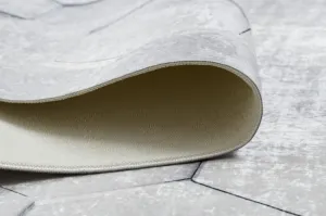 Koberec protišmykový ANDRE 1180 Plást medu, kocka 3D - sivý
