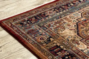 Koberec KESHAN Ornament orientálny 7518/53528 béž / granát