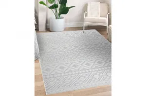 Koberec SOLE D3851 Boho, romby - ploské tkanie béžový