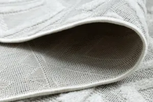 Koberec SOLE D3851 Boho, romby - ploské tkanie béžový