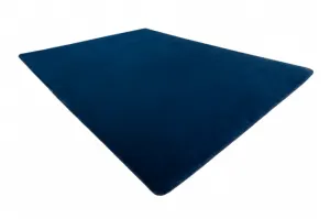 Protišmykový koberec POSH Shaggy navy granát plyš