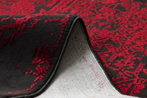 Koberec VINCI 1524 Ornament vintage - štrukturálny červený