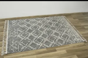Koberec Karof 2588A sivý / bielý