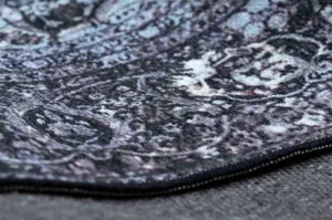 Koberec ANTIKA Ancret Washedstone ornament sivý