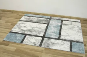Koberec Lima 9553A krémový / modrý