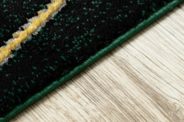 Koberec EMERALD exkluzívny 1022 glamour, styl geometrický, marmur  fľaškovo zelený / zlatý