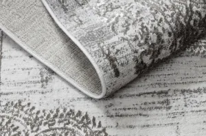 Koberec LIRA E1468 Rozeta, štrukturálny, glamour - sivý