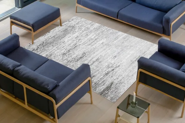 Koberec LIRA E2558 Betón štrukturálny, glamour - sivý