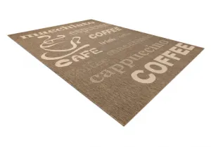 Koberec šnúrkový SIZAL FLOORLUX 20645 coffee / natural