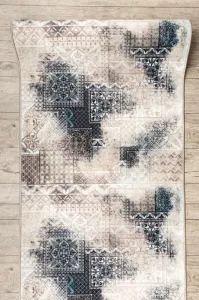 Protišmykový behúň PATCHWORK vintage béžový